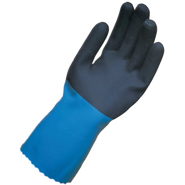 Mapa NL34 Stanzoil Neoprene Gloves, 12in L, Medium Weight, Size 6 334946